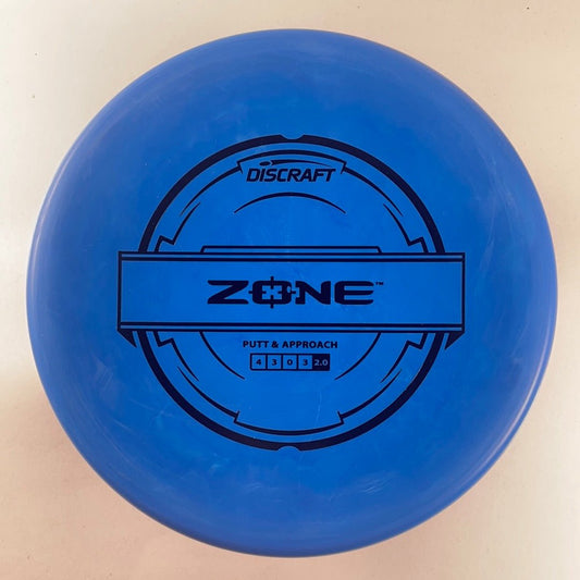 Discraft Zone | Putter Line | Blue/Black 173g Disc Golf