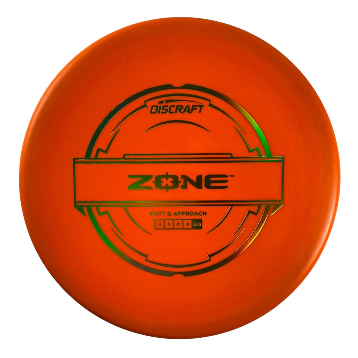 Discraft Zone | Putter Line | Orange/Green 173g Disc Golf