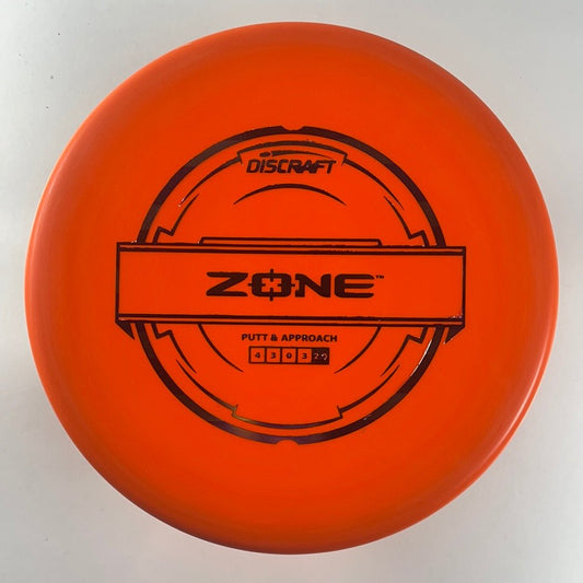 Discraft Zone | Putter Line | Orange/Silver 167g Disc Golf