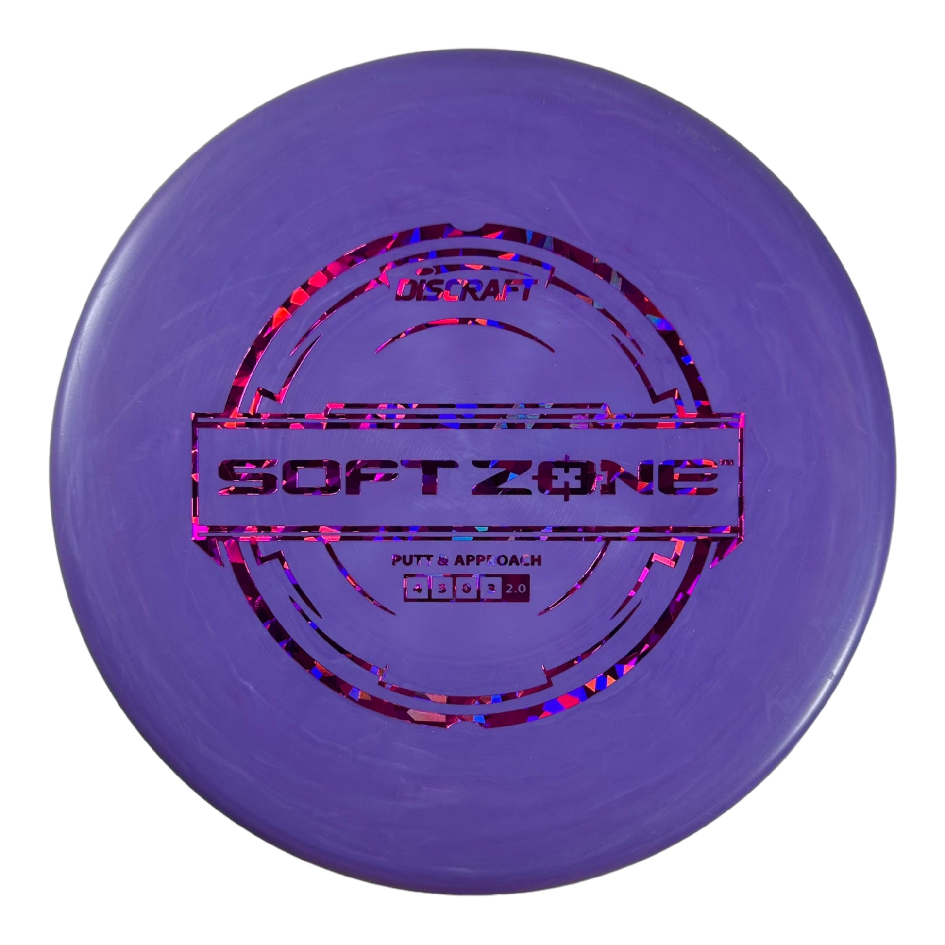 Discraft Zone | Putter Line Soft | Purple/Pink 173g Disc Golf