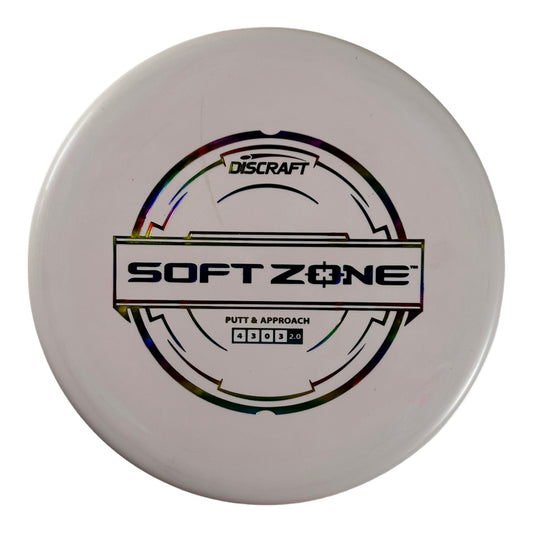 Discraft Zone | Putter Line Soft | White/Rainbow 173g Disc Golf