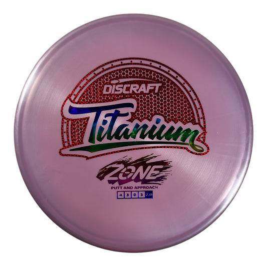 Discraft Zone | Titanium | Purple/Rainbow 173g Disc Golf