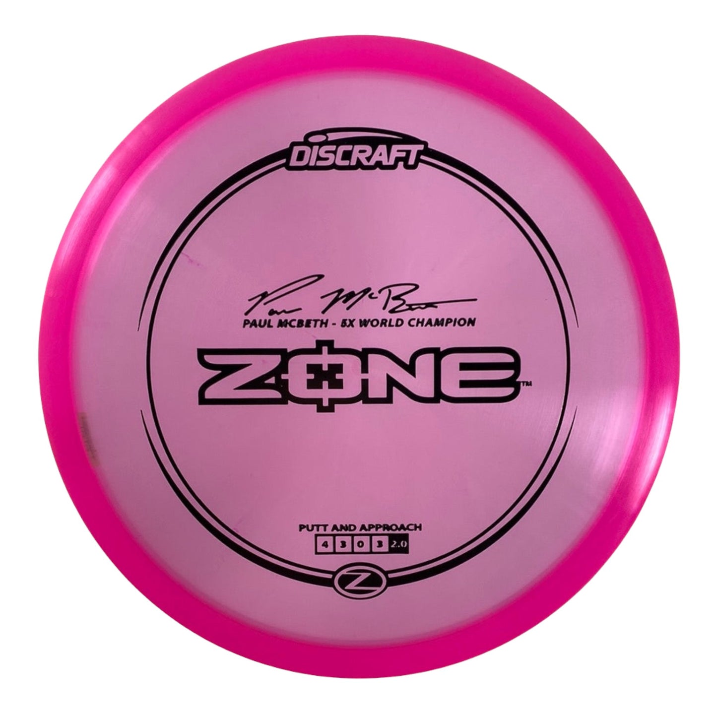 Discraft Zone | Z Line | Pink/Black 173g (Paul McBeth) Disc Golf