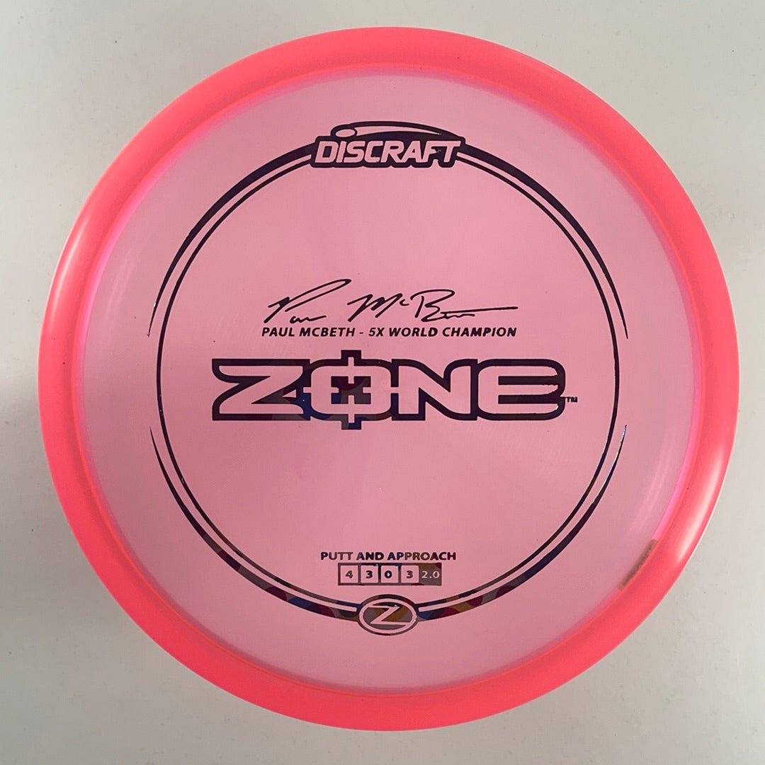 Discraft Zone | Z Line | Pink/Dots 173g (Paul McBeth) Disc Golf