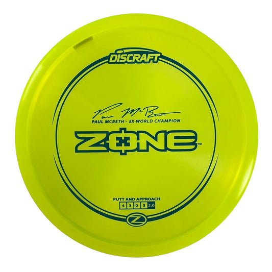 Discraft Zone | Z Line | Yellow/Blue 173g (Paul McBeth) Disc Golf