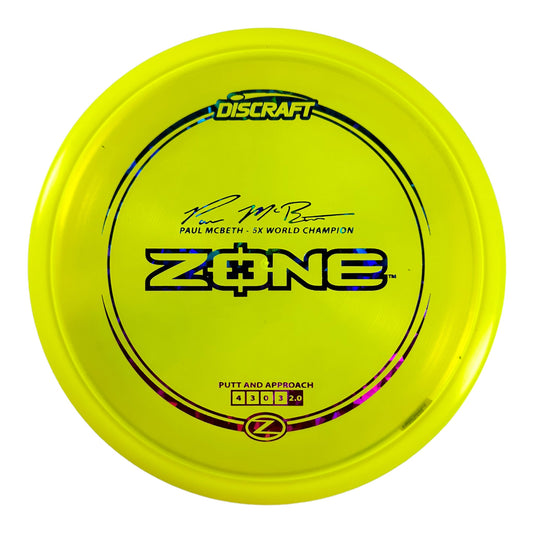Discraft Zone | Z Line | Yellow/Sunset 170g (Paul McBeth) Disc Golf