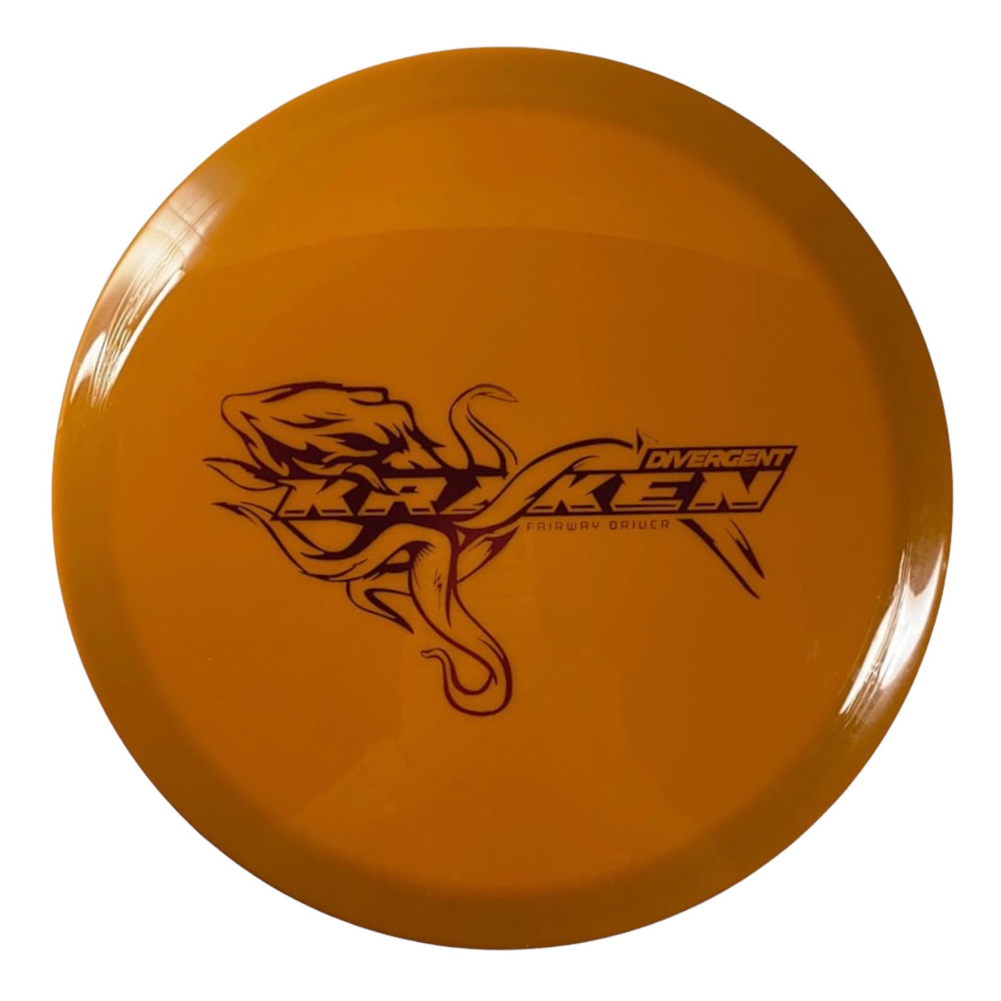 Divergent Discs Kraken | Max Grip | Orange/Red 169g Disc Golf