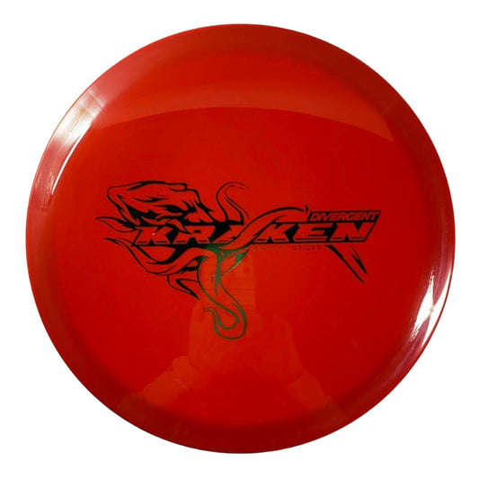 Divergent Discs Kraken | Max Grip | Red/Green 169g Disc Golf