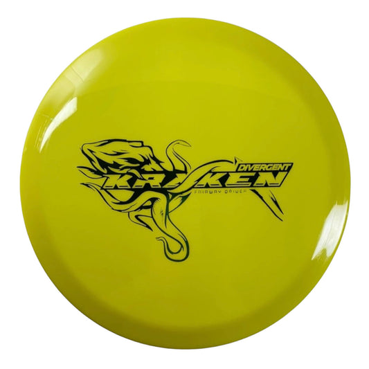 Divergent Discs Kraken | Max Grip | Yellow/Green 170g Disc Golf