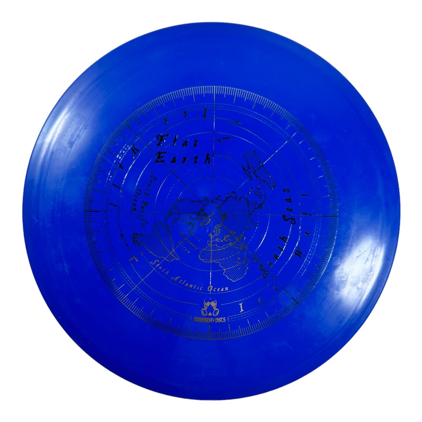 Doomsday Discs Flat Earth | Abduction | Blue/Silver 176g Disc Golf