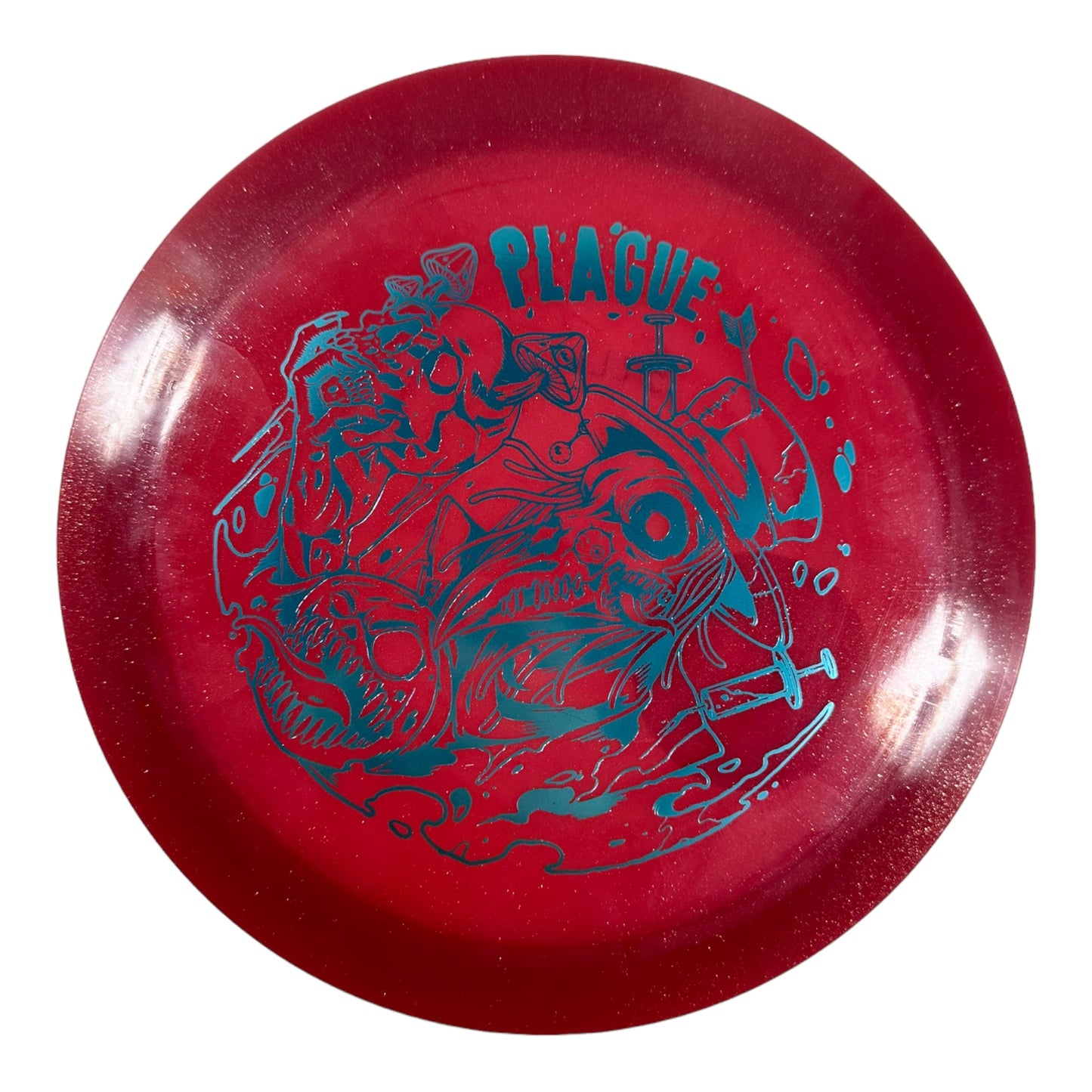 Doomsday Discs Plague | Uranium | Red/Blue 172g Disc Golf