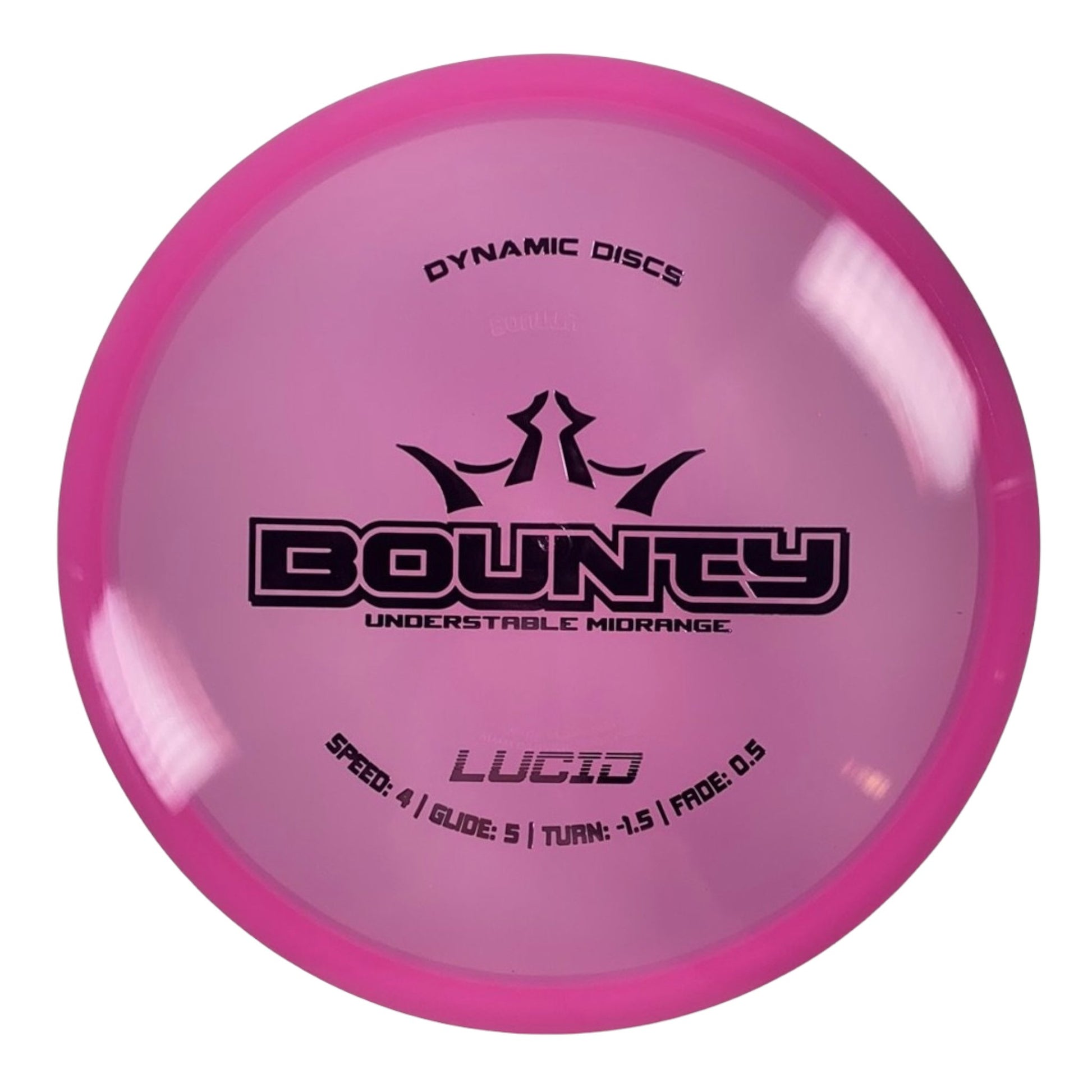 Dynamic Discs Bounty | Lucid | Pink/Pink 173g Disc Golf