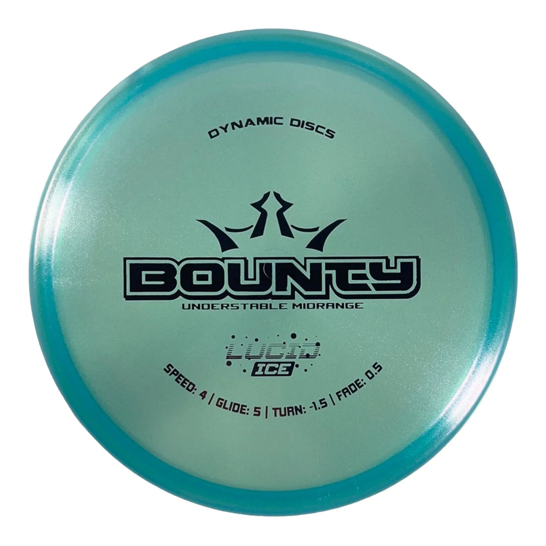 Dynamic Discs Bounty | Lucid - Ice Glimmer | Blue/Red 174 - 175g Disc Golf