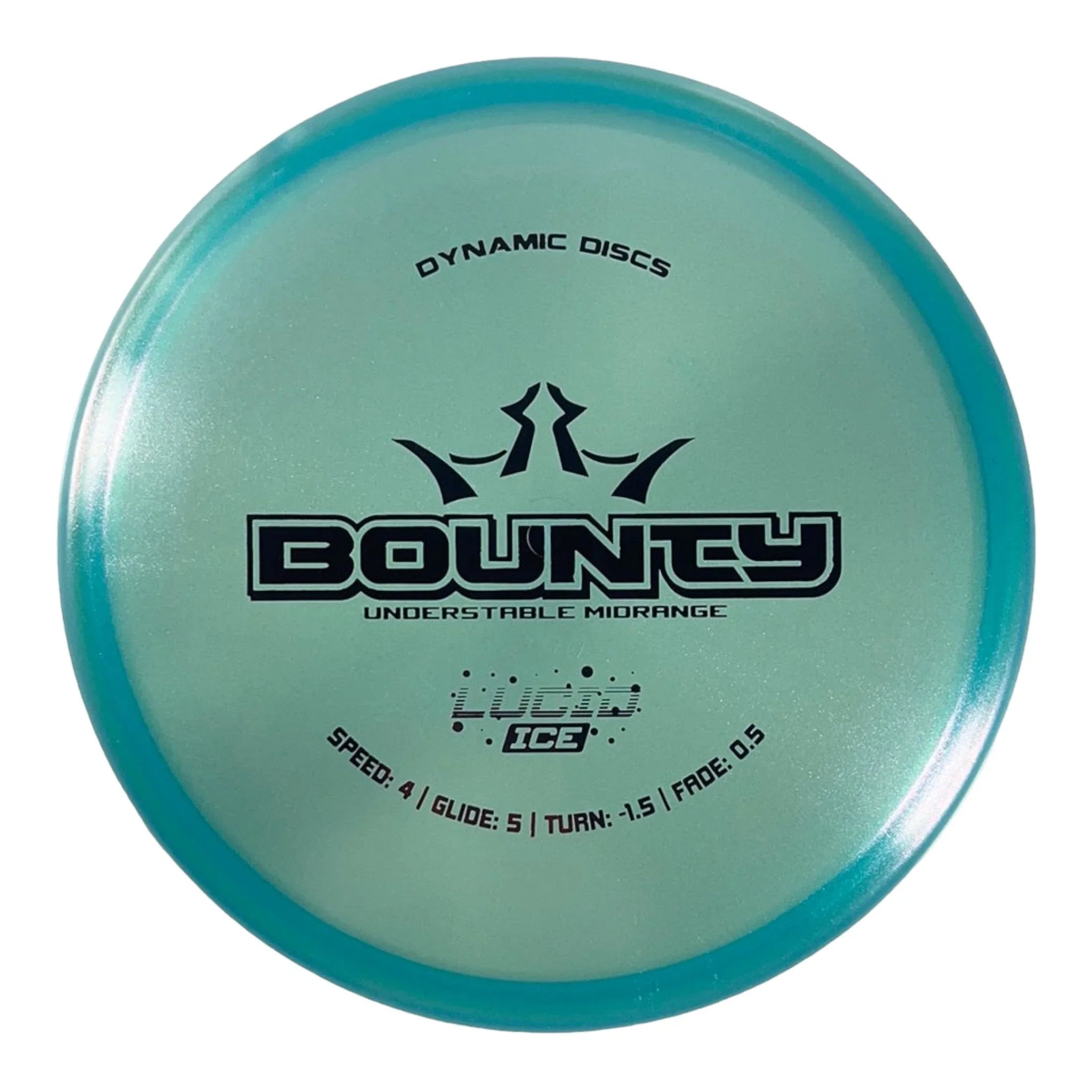 Dynamic Discs Bounty | Lucid - Ice Glimmer | Blue/Red 174 - 175g Disc Golf