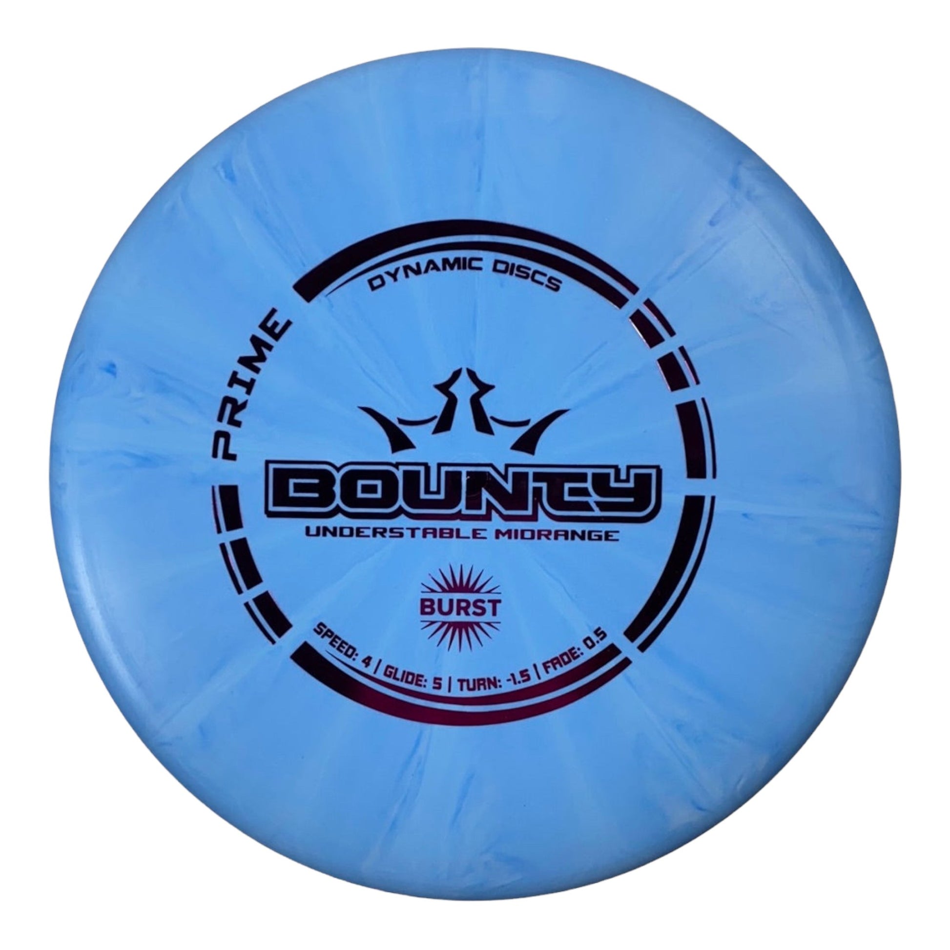 Dynamic Discs Bounty | Prime Burst | Blue/Pink 178g Disc Golf