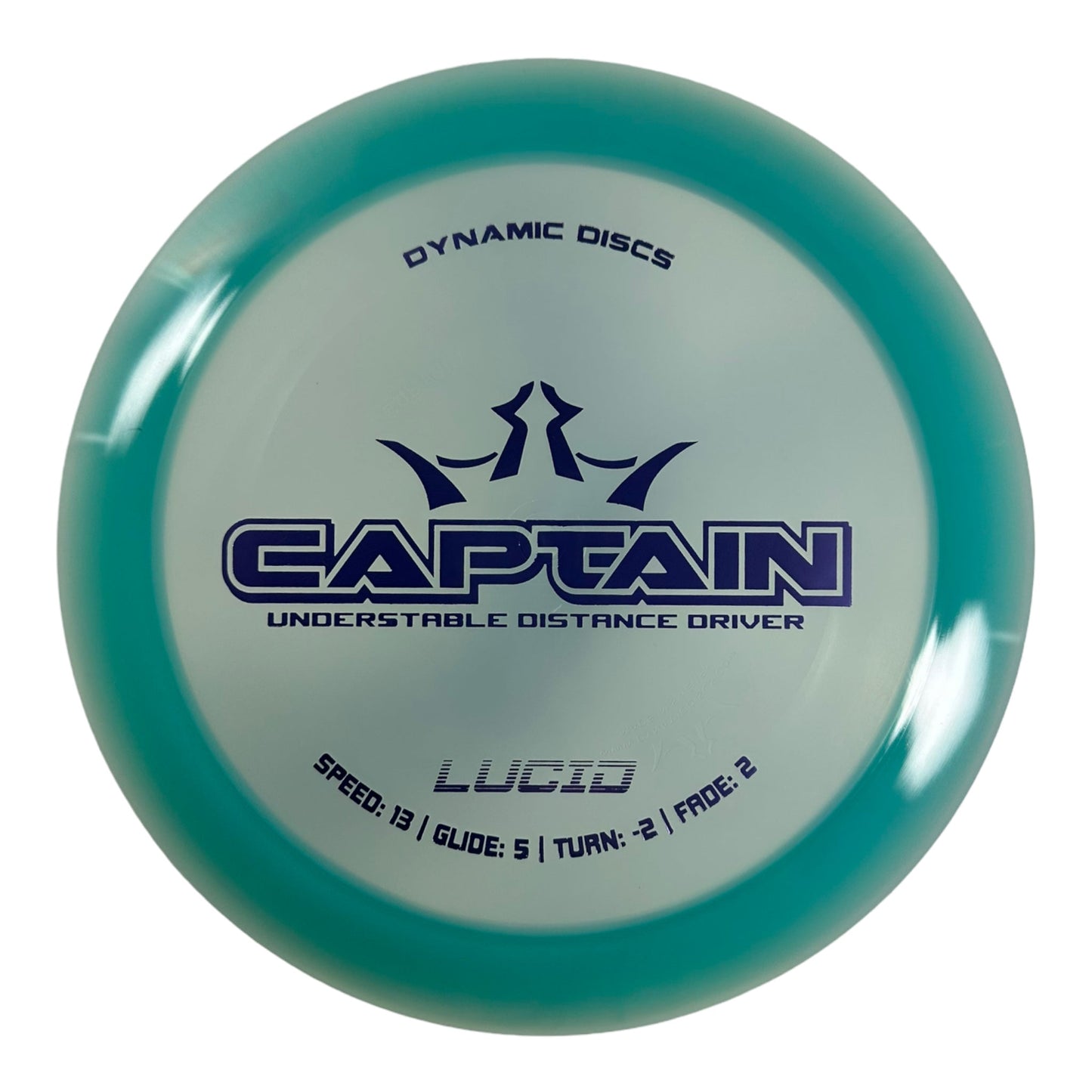 Dynamic Discs Captain | Lucid | Blue/Blue 175g Disc Golf