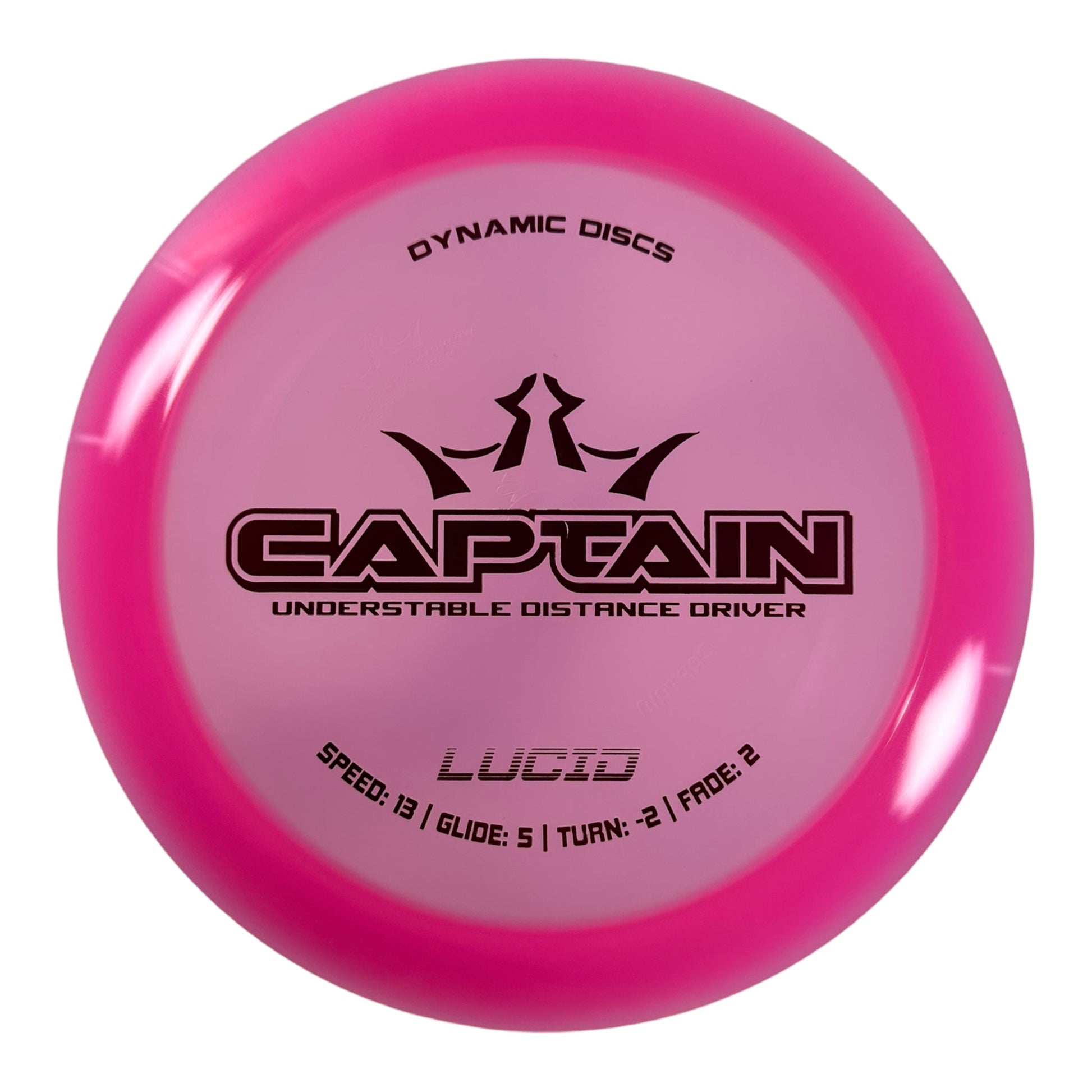 Dynamic Discs Captain | Lucid | Pink/Red 172g Disc Golf