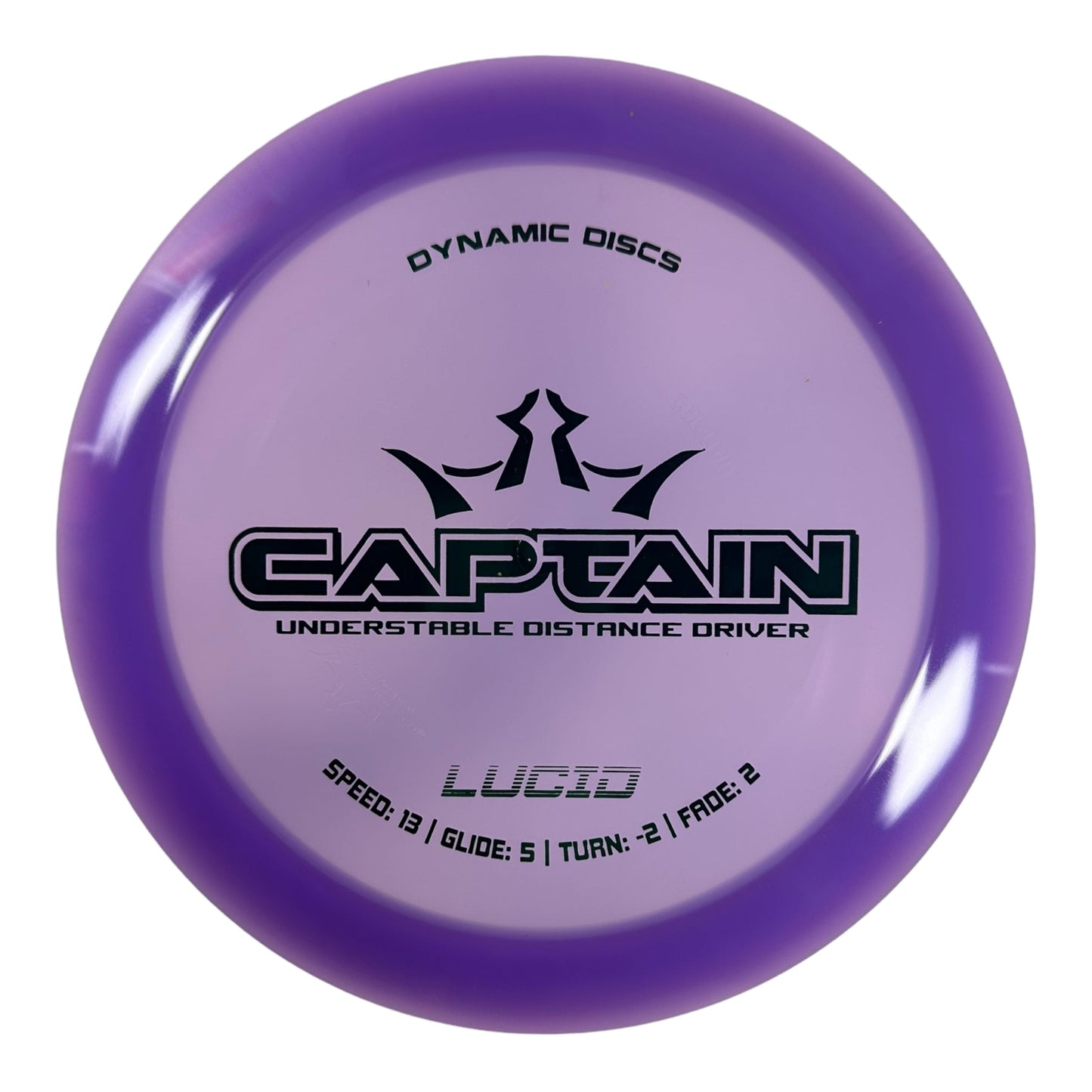 Dynamic Discs Captain | Lucid | Purple/Green 172g Disc Golf
