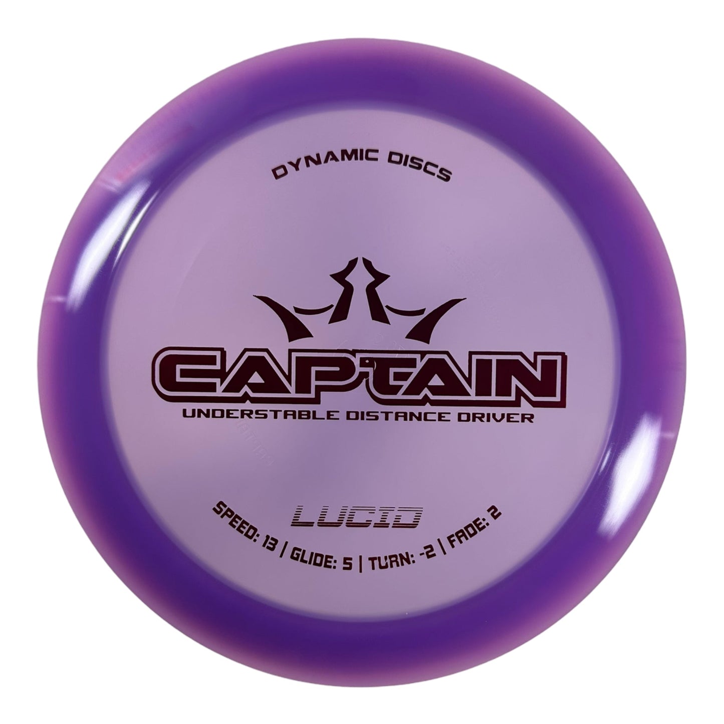 Dynamic Discs Captain | Lucid | Purple/Red 170g Disc Golf