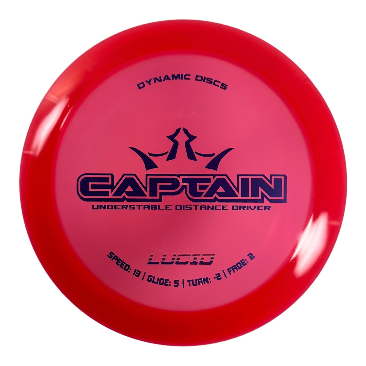 Dynamic Discs Captain | Lucid | Red/Blue 175g Disc Golf