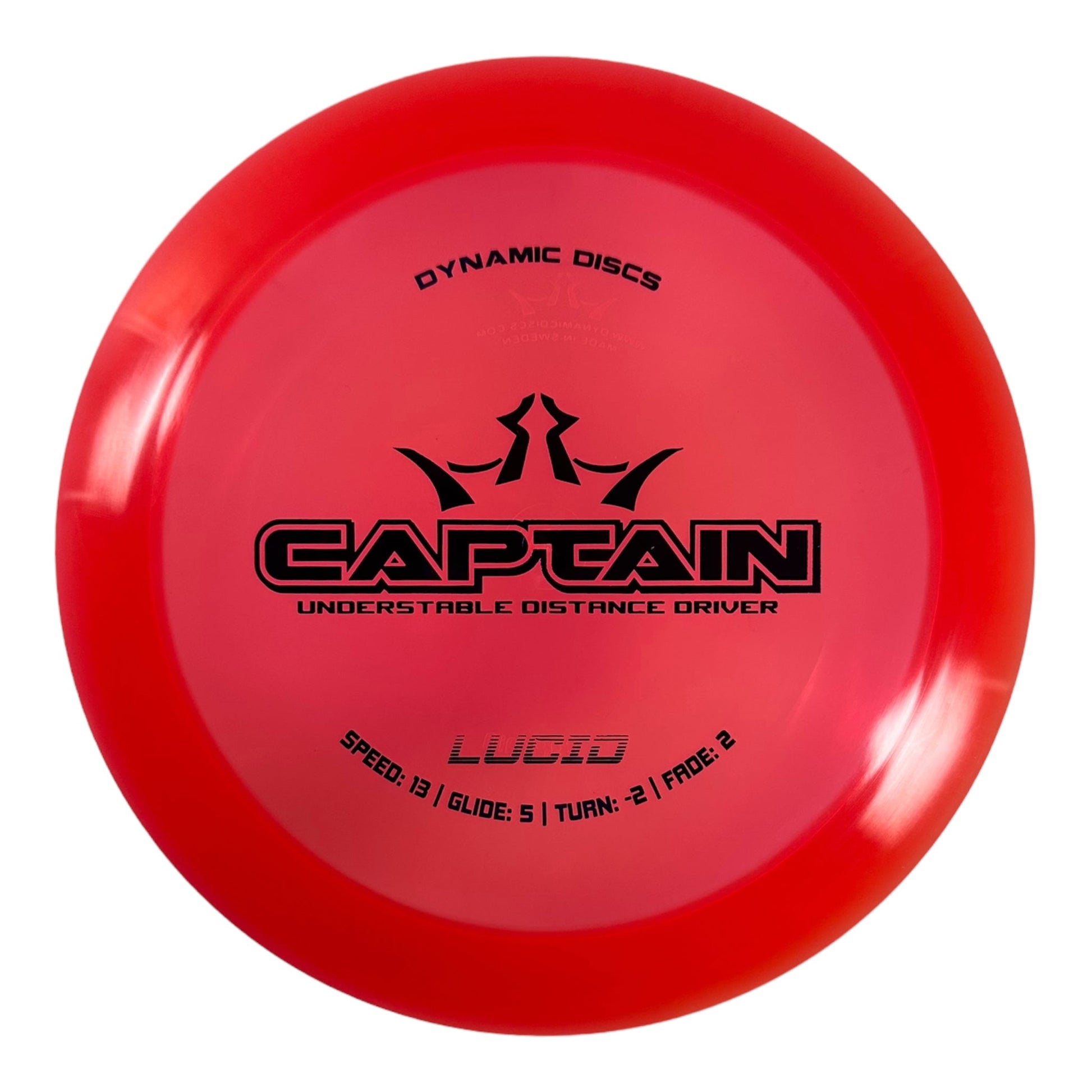 Dynamic Discs Captain | Lucid | Red/Purple 173g Disc Golf