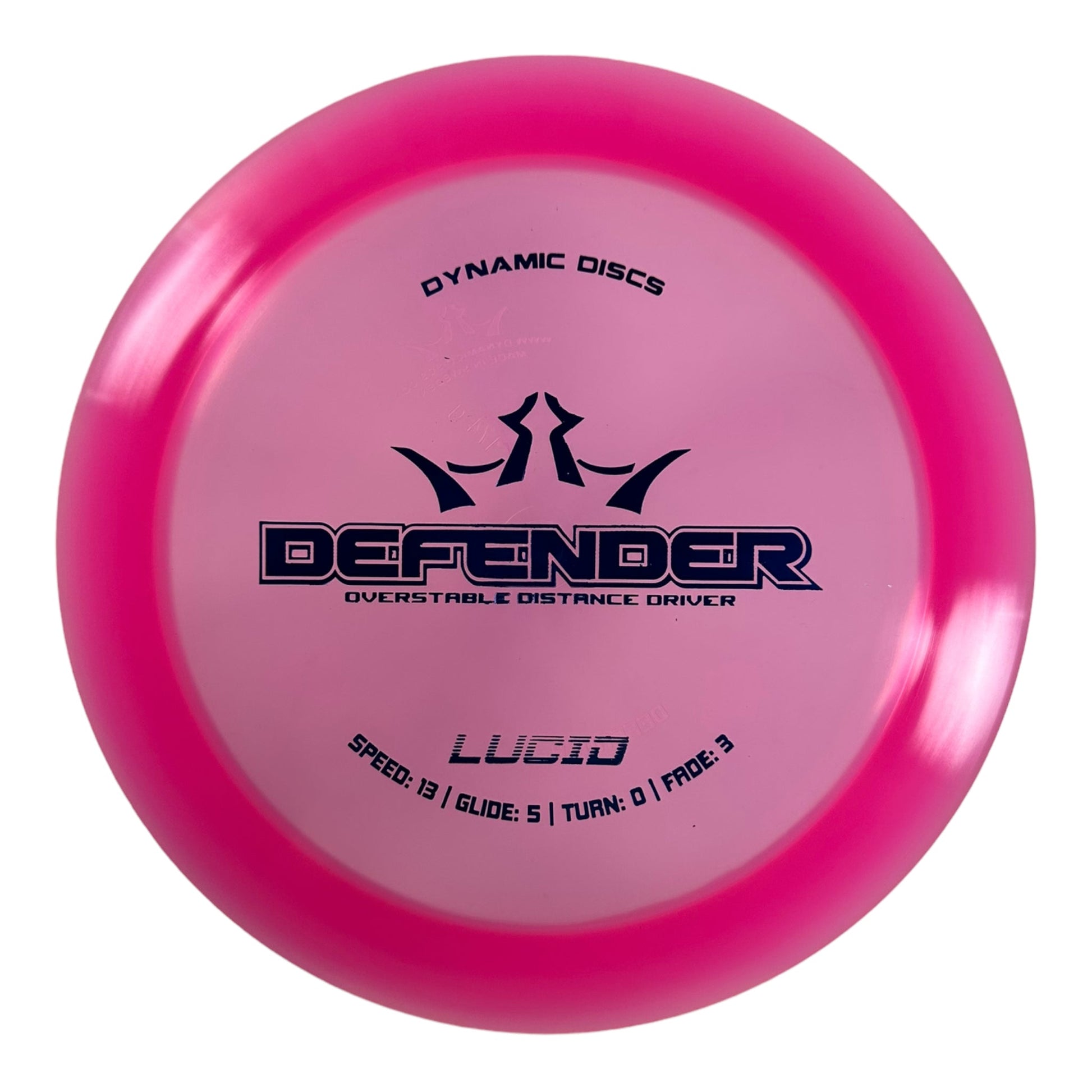Dynamic Discs Defender | Lucid | Pink/Blue 174g Disc Golf