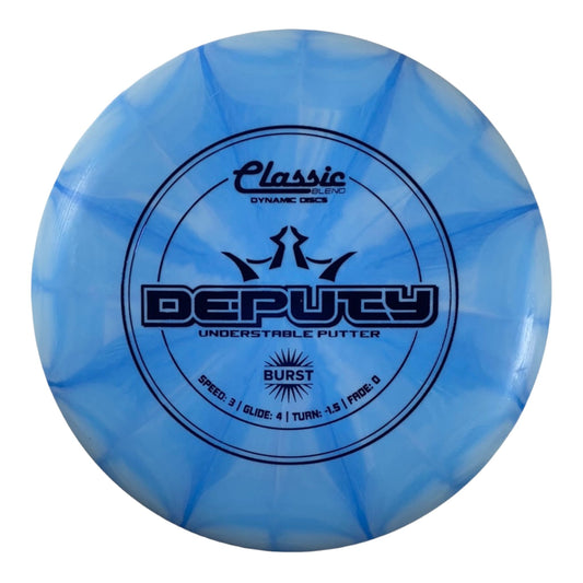 Dynamic Discs Deputy | Classic Burst | Blue/Blue 176g Disc Golf