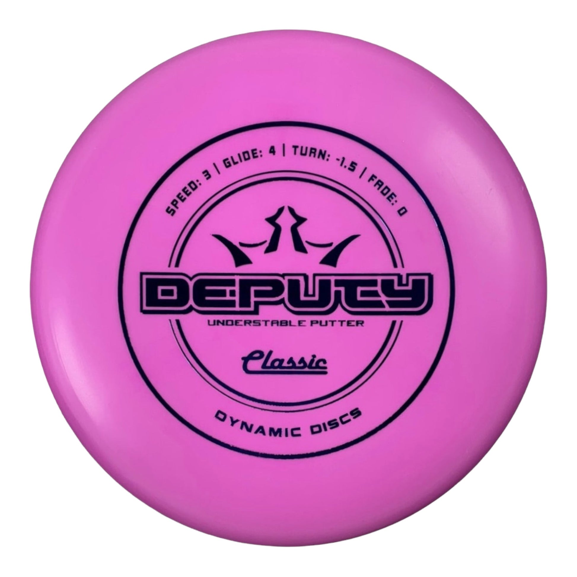 Dynamic Discs Deputy | Classic | Pink/Blue 173g Disc Golf