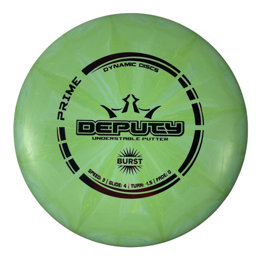 Dynamic Discs Deputy | Prime Burst | Green/Red 173-174g Disc Golf
