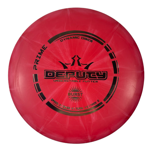 Dynamic Discs Deputy | Prime Burst | Red/Gold 173g Disc Golf