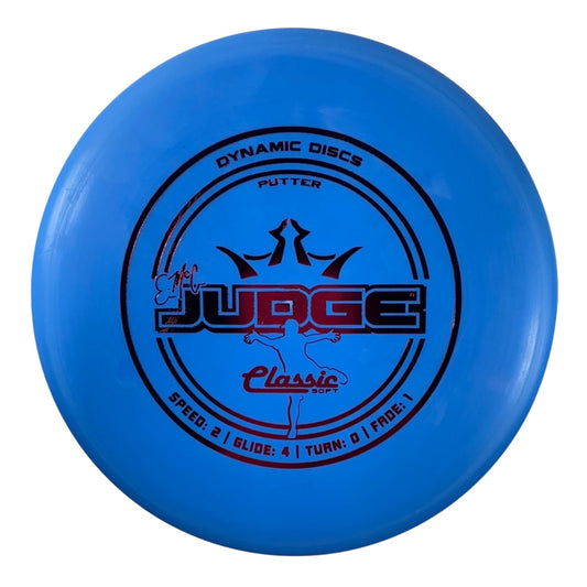 Dynamic Discs EMAC Judge | Classic Soft | Blue/Red 173g Disc Golf