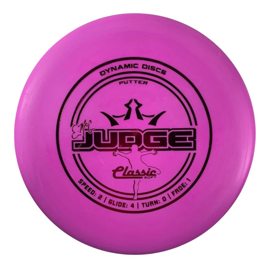 Dynamic Discs EMAC Judge | Classic Soft | Pink/Red 173g Disc Golf