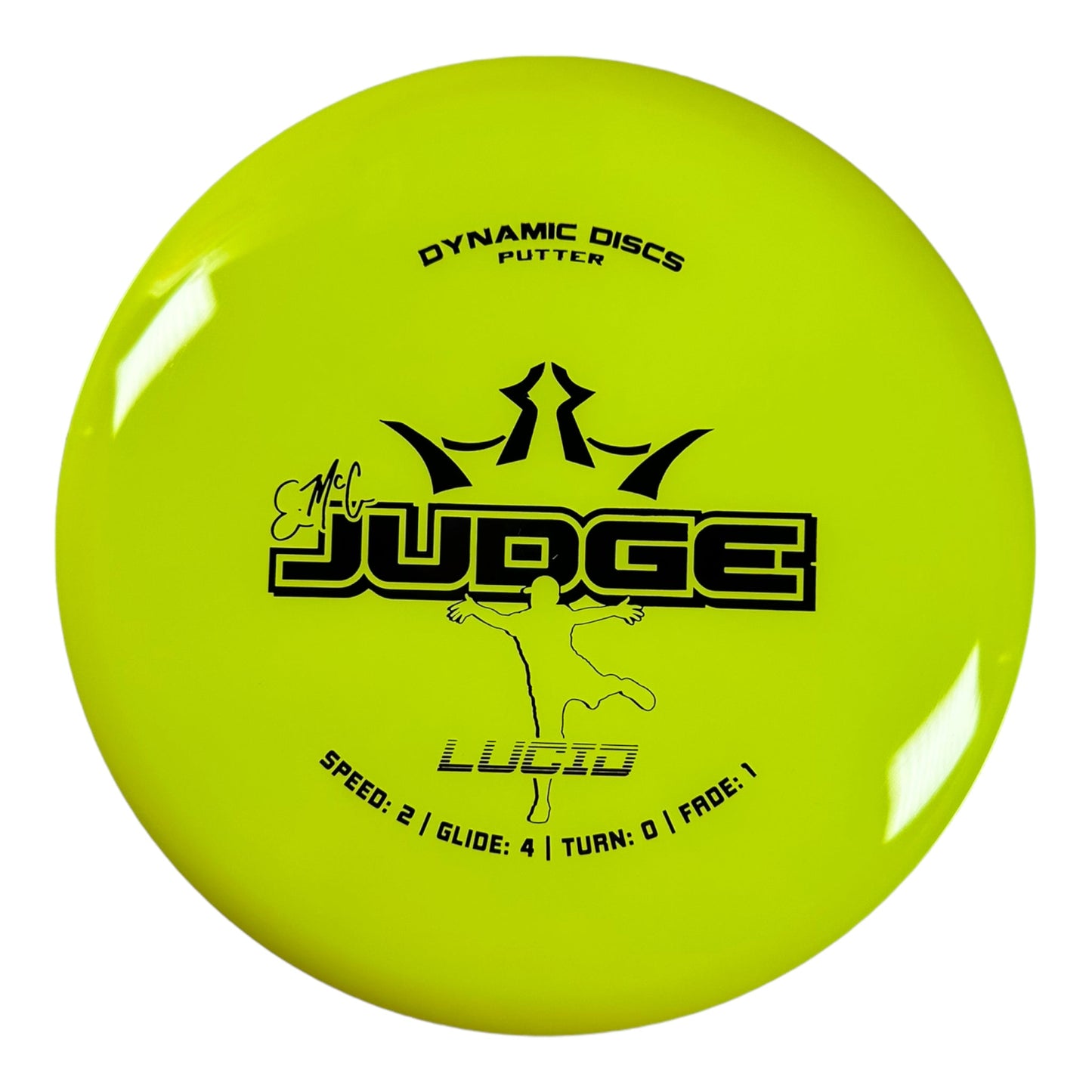 Dynamic Discs EMAC Judge | Lucid | Yellow/Purple 174g Disc Golf