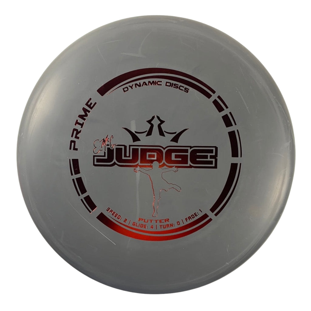 Dynamic Discs EMAC Judge | Prime | Grey/Red 174g Disc Golf