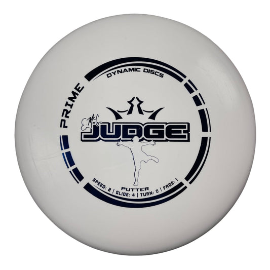 Dynamic Discs EMAC Judge | Prime | White/Blue 174g Disc Golf