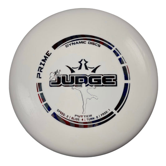 Dynamic Discs EMAC Judge | Prime | White/USA 174g Disc Golf