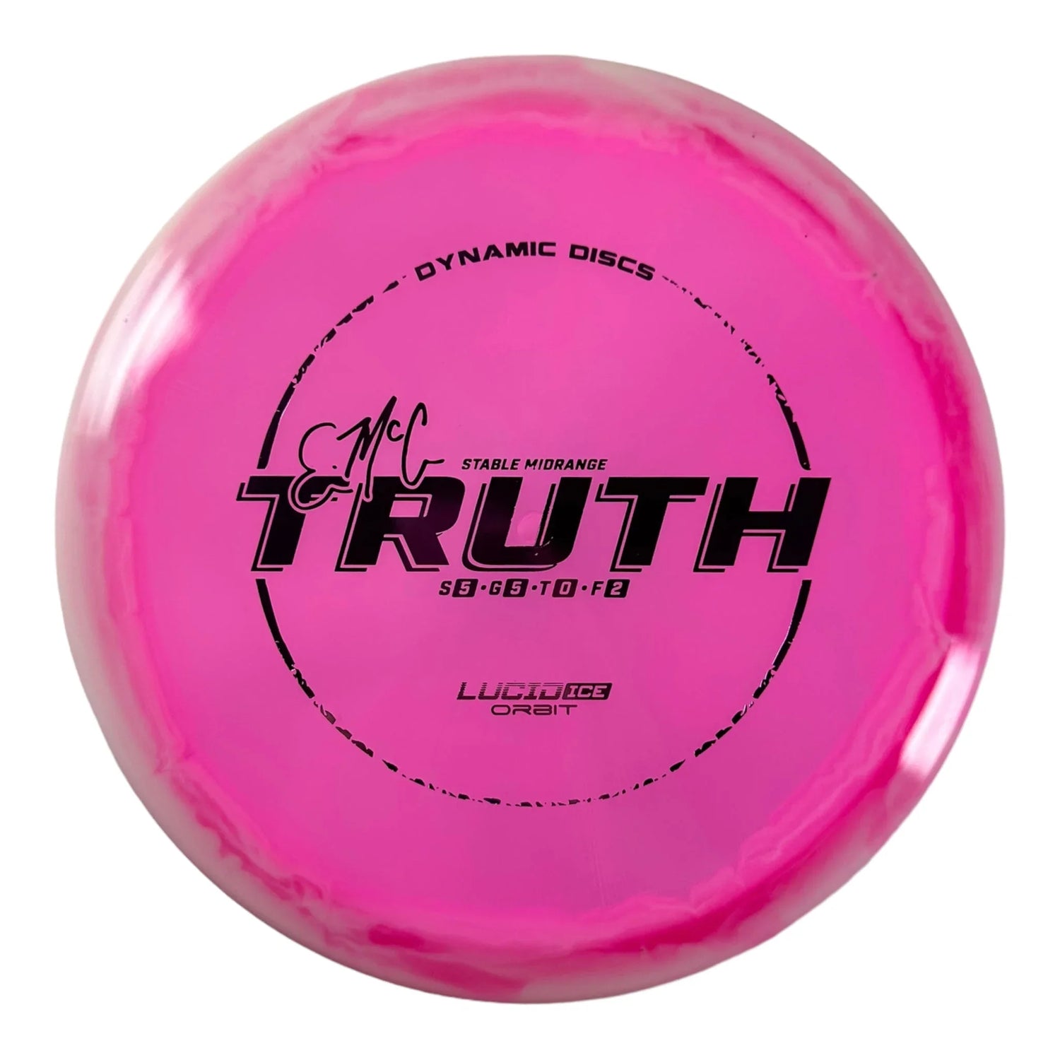 Dynamic Discs EMAC Truth | Lucid - Ice Orbit | Pink/Pink 173 - 175g Disc Golf