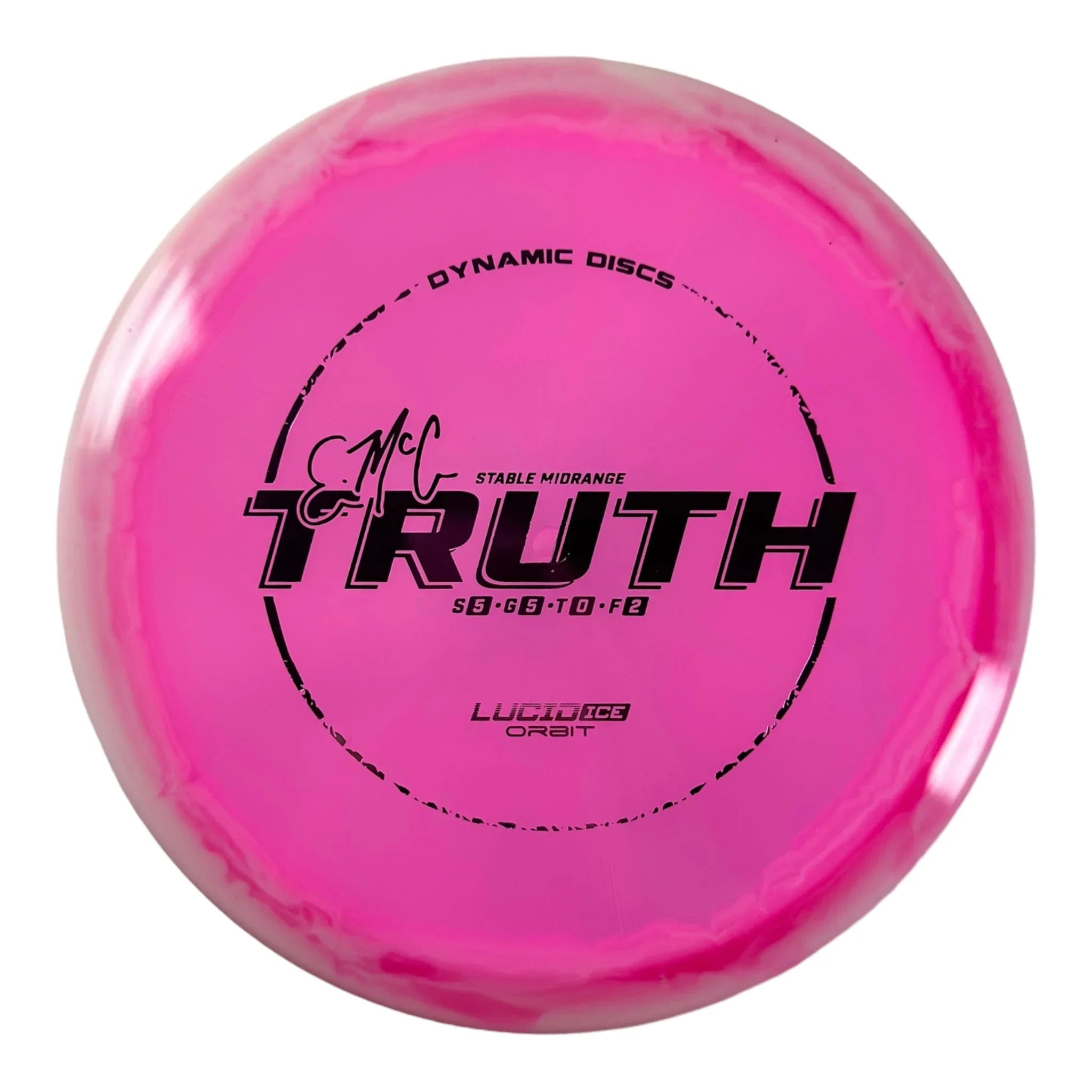Dynamic Discs EMAC Truth | Lucid - Ice Orbit | Pink/Pink 173 - 175g Disc Golf