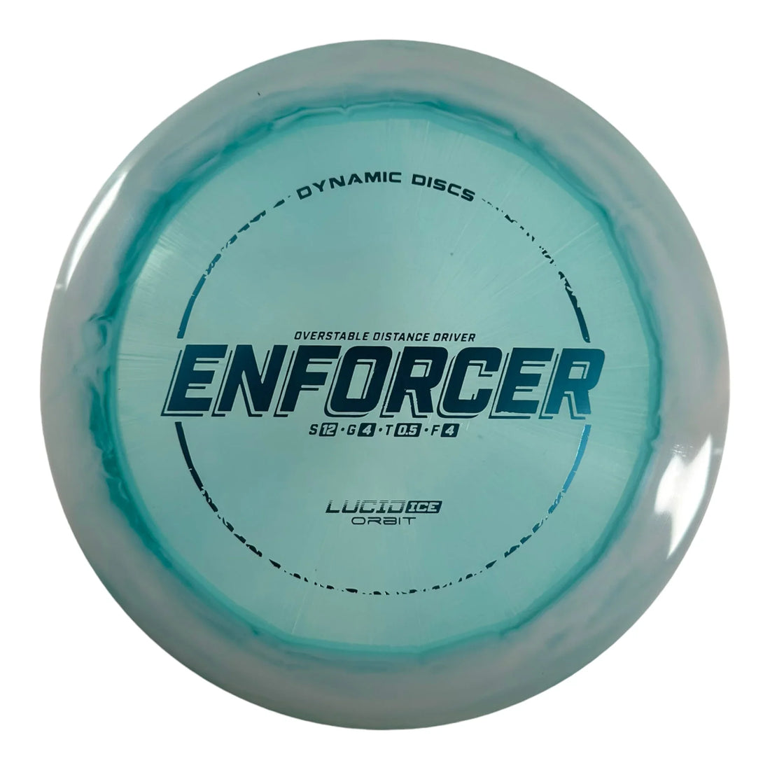 Dynamic Discs Enforcer | Lucid - Ice Orbit | Blue/Blue 173g Disc Golf