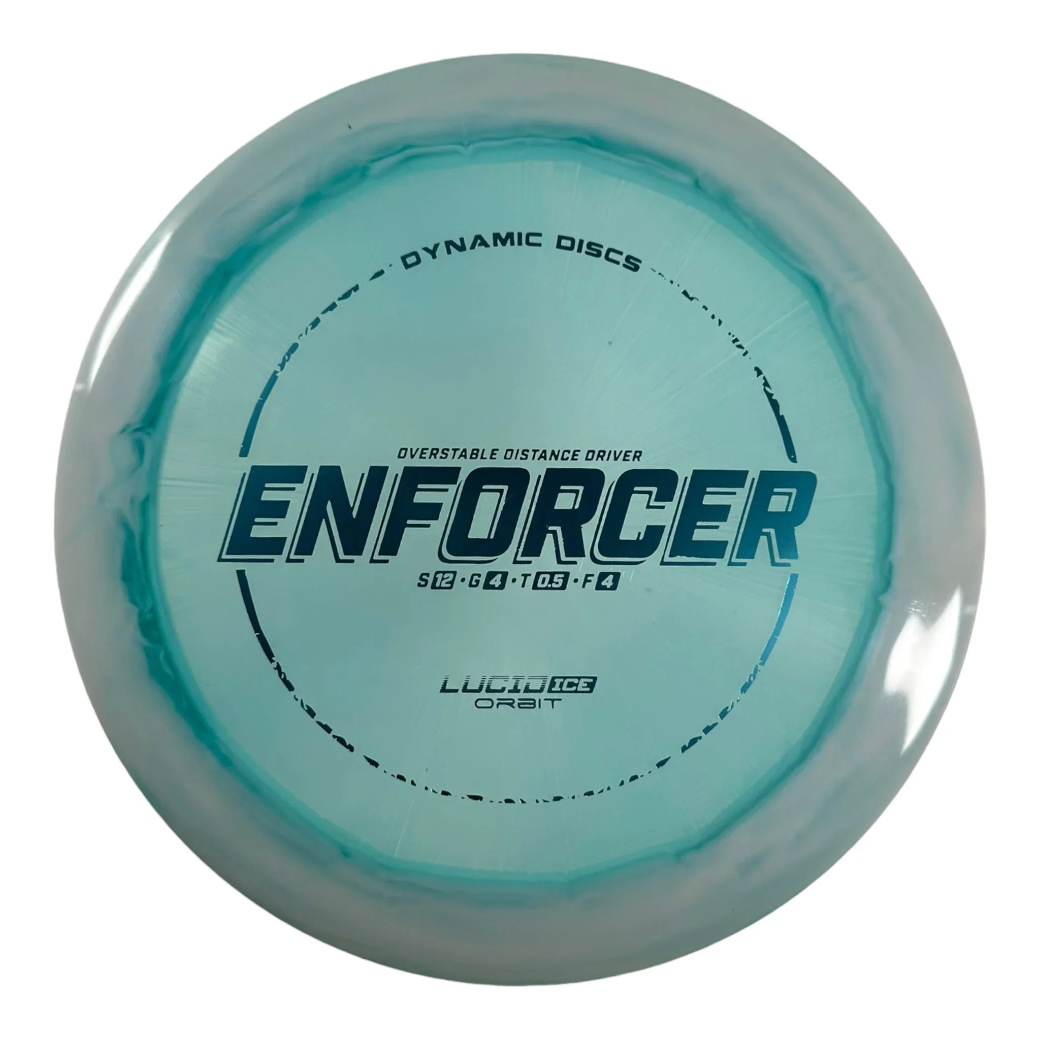 Dynamic Discs Enforcer | Lucid - Ice Orbit | Blue/Blue 173g Disc Golf