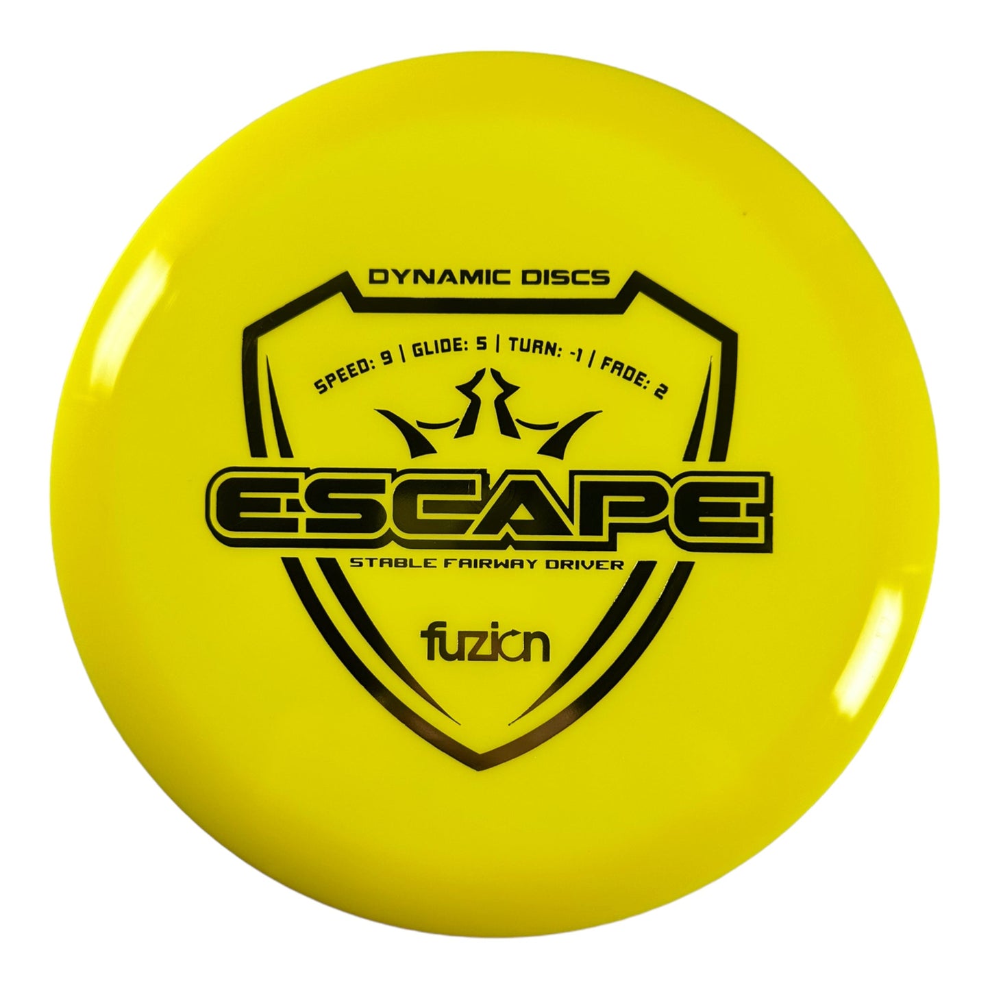 Dynamic Discs Escape | Fuzion | Yellow/Gold 171g Disc Golf