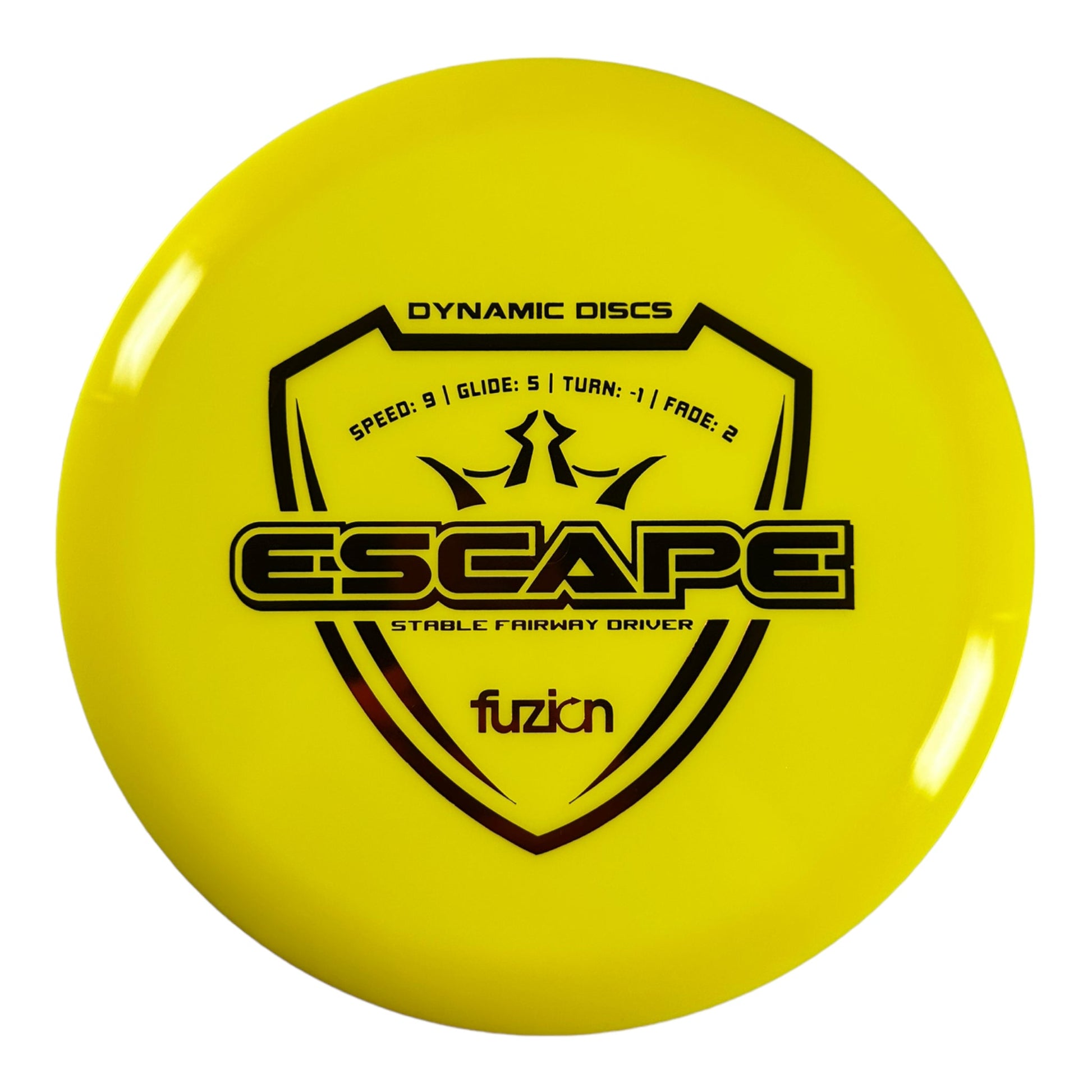 Dynamic Discs Escape | Fuzion | Yellow/Red 173g Disc Golf