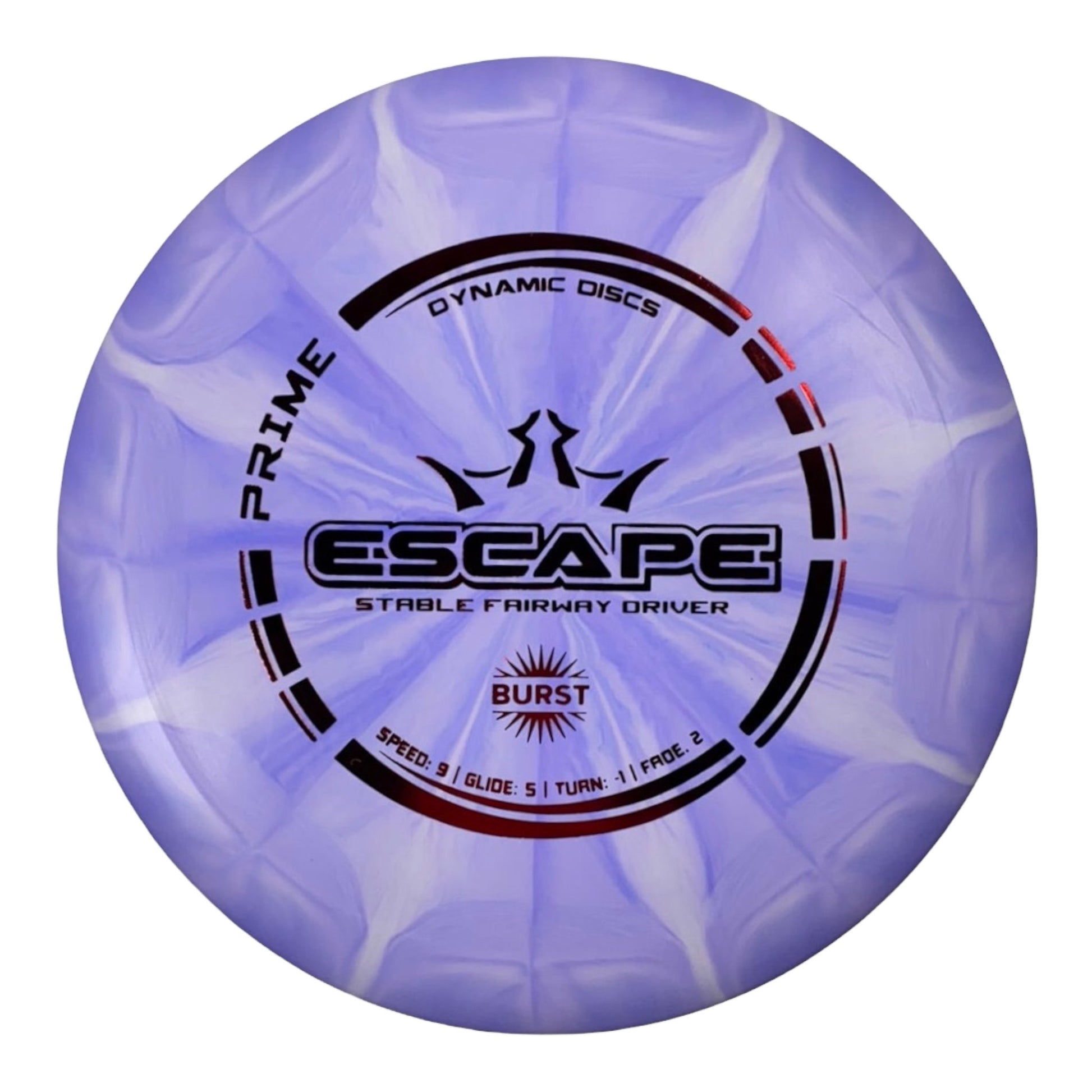 Dynamic Discs Escape | Prime Burst | Purple/Red 172-173g Disc Golf