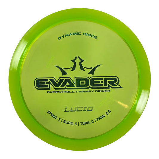 Dynamic Discs Evader | Lucid | Green/Green 171-172g Disc Golf
