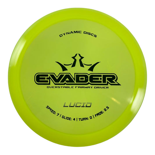 Dynamic Discs Evader | Lucid | Yellow/Black 167-168g Disc Golf
