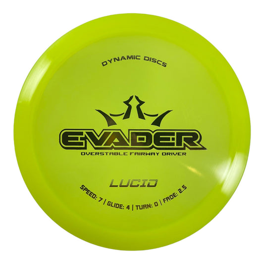 Dynamic Discs Evader | Lucid | Yellow/Gold 176g Disc Golf