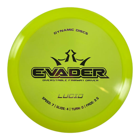 Dynamic Discs Evader | Lucid | Yellow/Purple 173-176g Disc Golf