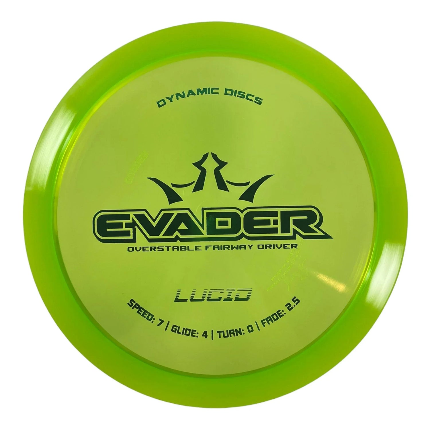 Dynamic Discs Evader | Lucid | Green/Green 171 - 172g Disc Golf