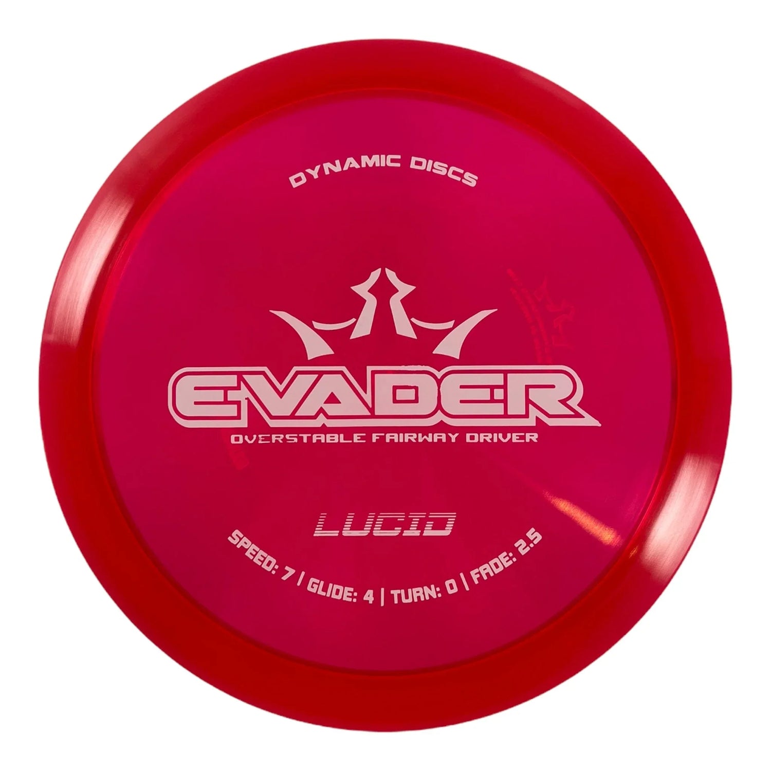 Dynamic Discs Evader | Lucid | Red/White 166 - 176g Disc Golf