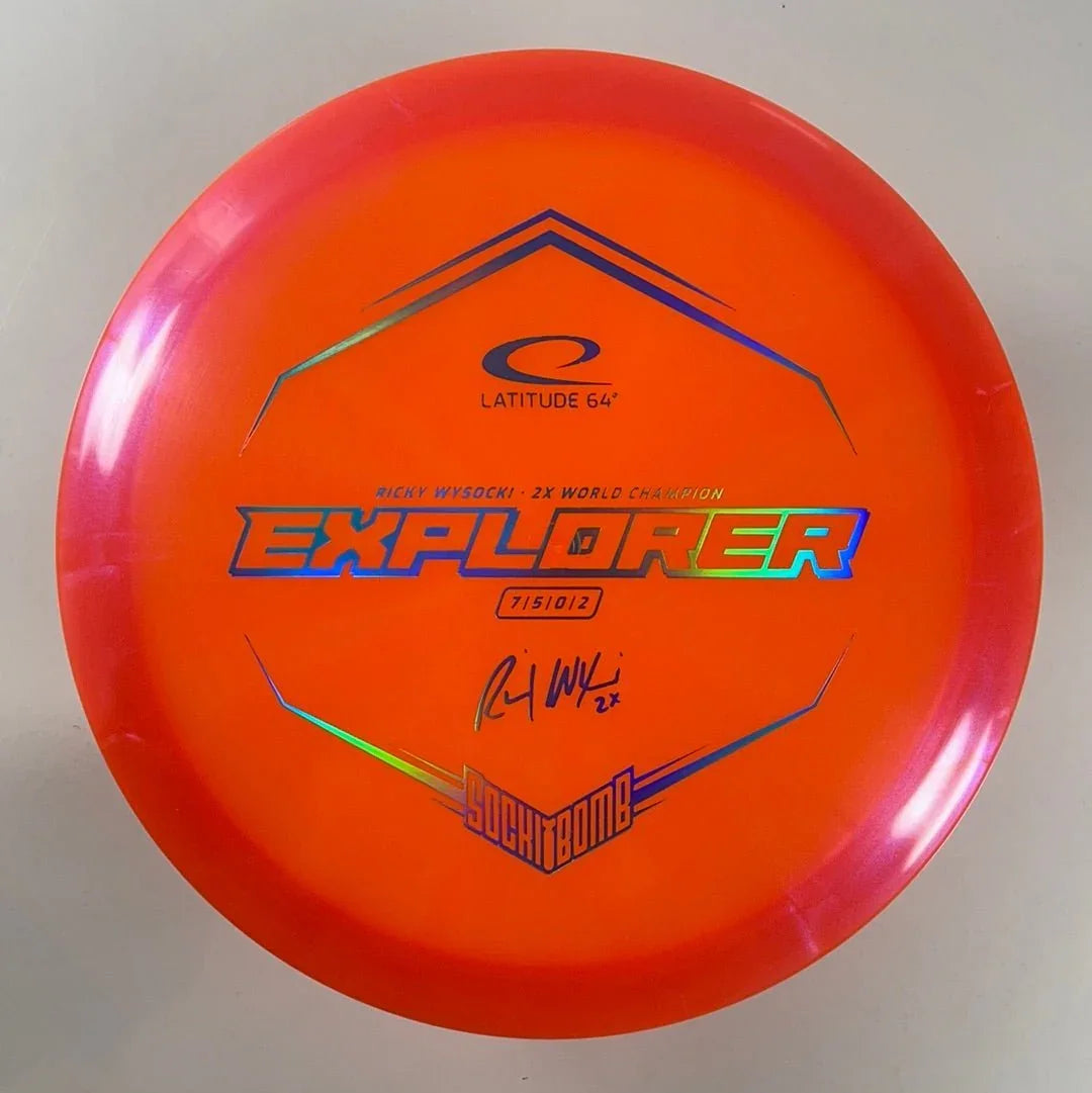 Dynamic Discs Explorer | Lucid - X Chameleon | Orange/Blue 171g Disc Golf